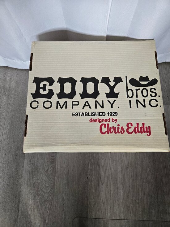 NWT - Vintage White Eddy Bros Western Hat main image 12